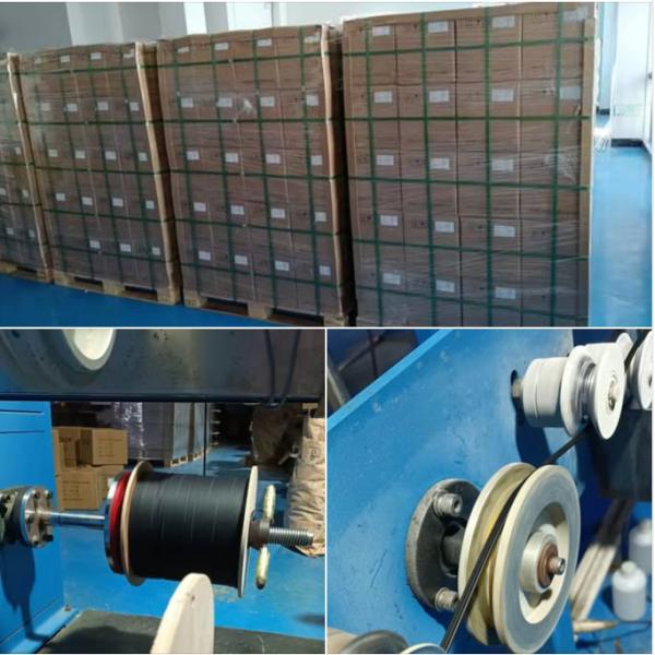 2 Core FTTH Drop Cable GJXH Indoor LSZH Jacket G657A2 Fiber Optic Cable