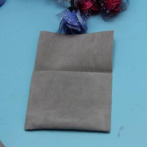 Velvet Foldable Jewelry Envelope Pouches Label Logo Small Size For Packing