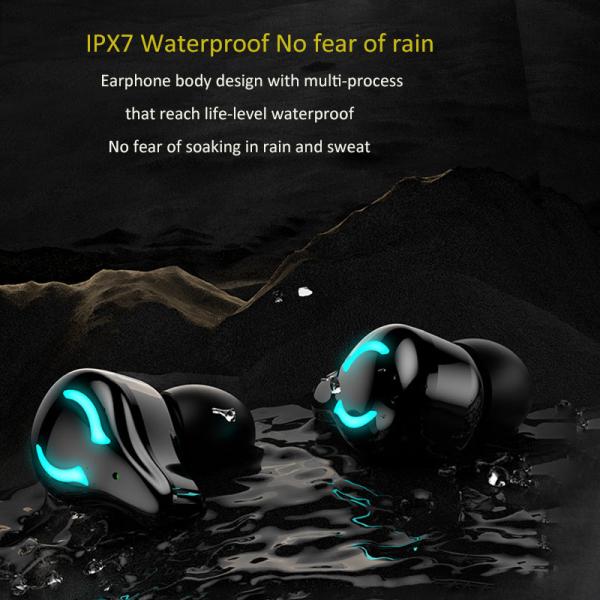 IPX7 300mAh Wireless Gaming Earphone Dual Mode CVC8.0 HiFi FCC