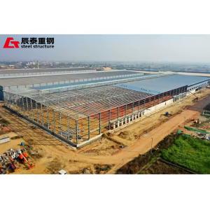 Light Metal Frame Pre Engineered Steel Warehouse Buildings Galvanized