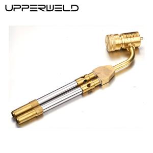 Heating Torch UP2500-2 Dual Flame Hand Holder Gas Mapp Torch for Brazing and
