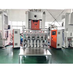12000 Pcs / Hour Aluminium Foil Pan Making Machine For Disposable Food
