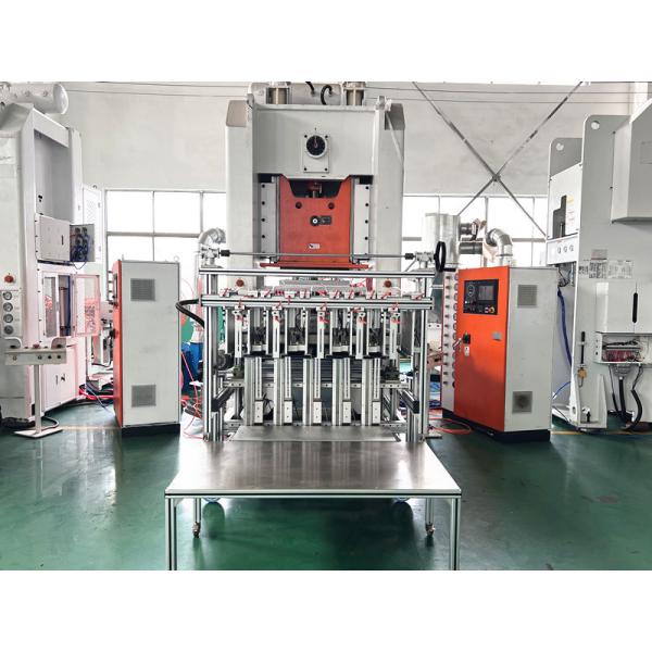 12000 Pcs / Hour Aluminium Foil Pan Making Machine For Disposable Food
