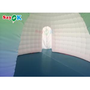 6x5x3.2m Pure White Inflatable Dome Tent With LED Lights