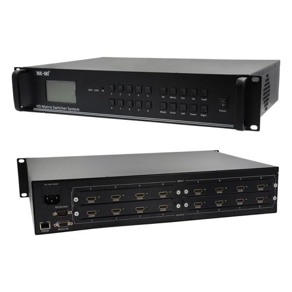 4K Video Audio Matrix 8X8 HDMI Matrix Switcher System RS232 TCP/IP Remote
