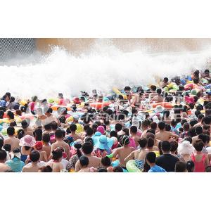 Customized Pneumatic Wave Generation For Wave Pool With 5000 SQM