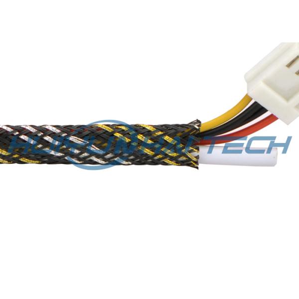 Multi Pattern Color Electrical Braided Sleeving Expandable PET For Cable Protection