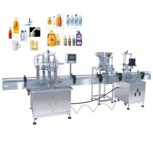 Automatic Bottle Filling Capping And Labeling Machine