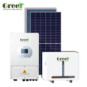 LCD Display 5kW PV Solar System 5000W Load Power Hybrid Solar System with Remote Control