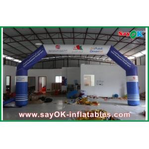 Inflatable Run Through Tunnels Blue Promotion Campaign 6 X 3m Inflatable Finish