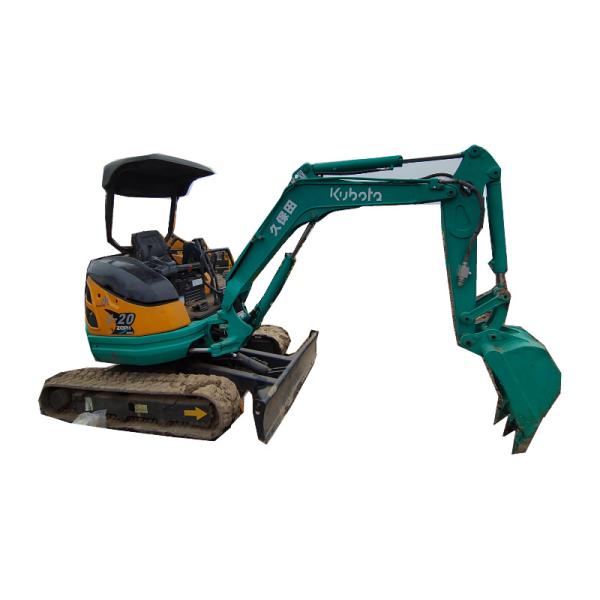 Quality Second Hand Mini Excavator D1105-E4 Engine Model Walking Speed 2.2 / 4.3km/H for sale