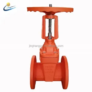 Flange End Rubber Seat DIN Non Rising Stem Gate Valve