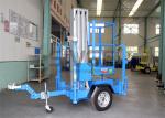 Single Mast Truck Mounted Aerial Lift Hydraulic Aluminium Alloy Aerial Work