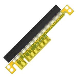 Wholesale PCI Express 8X to 16X Riser Card 107mm Black PCB from china suppliers