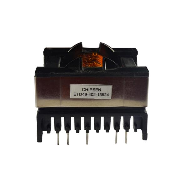 Quality AUTOTRANSFORMER ETD49 12-Pulse Power Transformer LED Display 24V DC 220V AC 60Hz Switching 50Hz Output Coils Single Phrase Flyback Transformer for sale