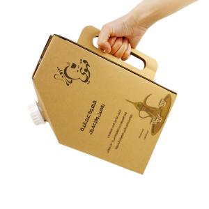 1L/2L/3L/5L Drink Bag Disposable Handle Coffee Bib Bag in Box Wine With Valve