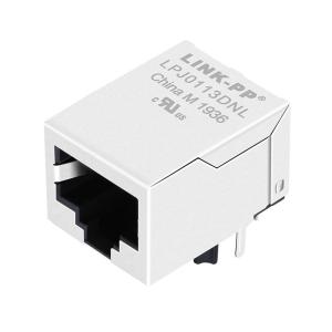 J00-0042NL RJ45 Modular Jack | LPJ0113DNL 10/100Base Wo/LED R/A Shield