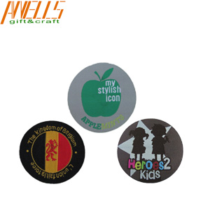 Polyester Fabric Woven Clothes Label High Grade Self Adhesive