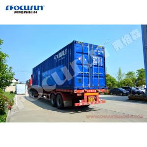 10 tons per day Containerized direct cooling Block ice makers with Bitzer