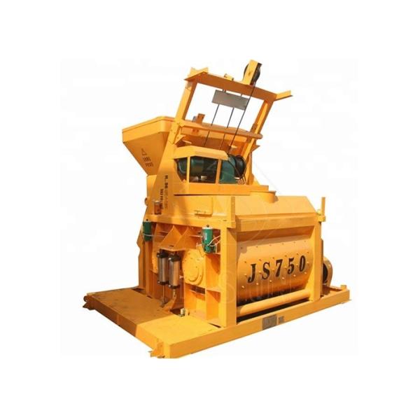 750L Electrical Forced Concrete Mixer Machine 30kw Mixing Motor Power For