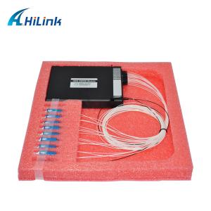 16 Channels DWDM MUX DEMUX C Band CH25-CH40 Single Fiber LC UPC Connector