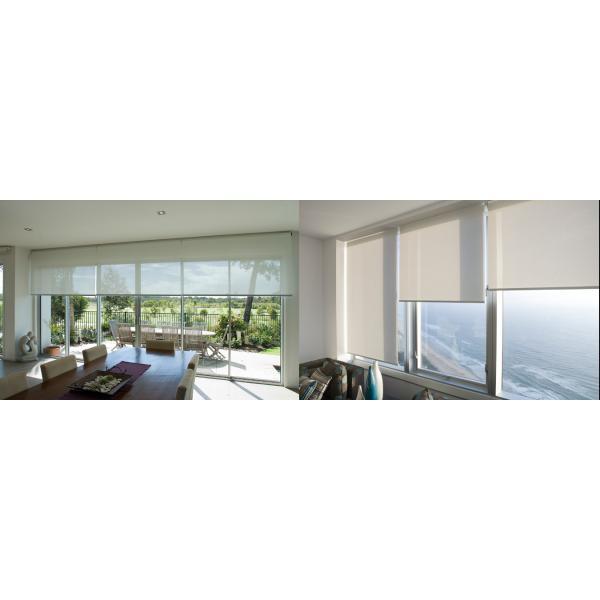 Quality Sunscreen Fabric Window Blinds Fabric Polyester Plain Blackout Roller Blind Fabric