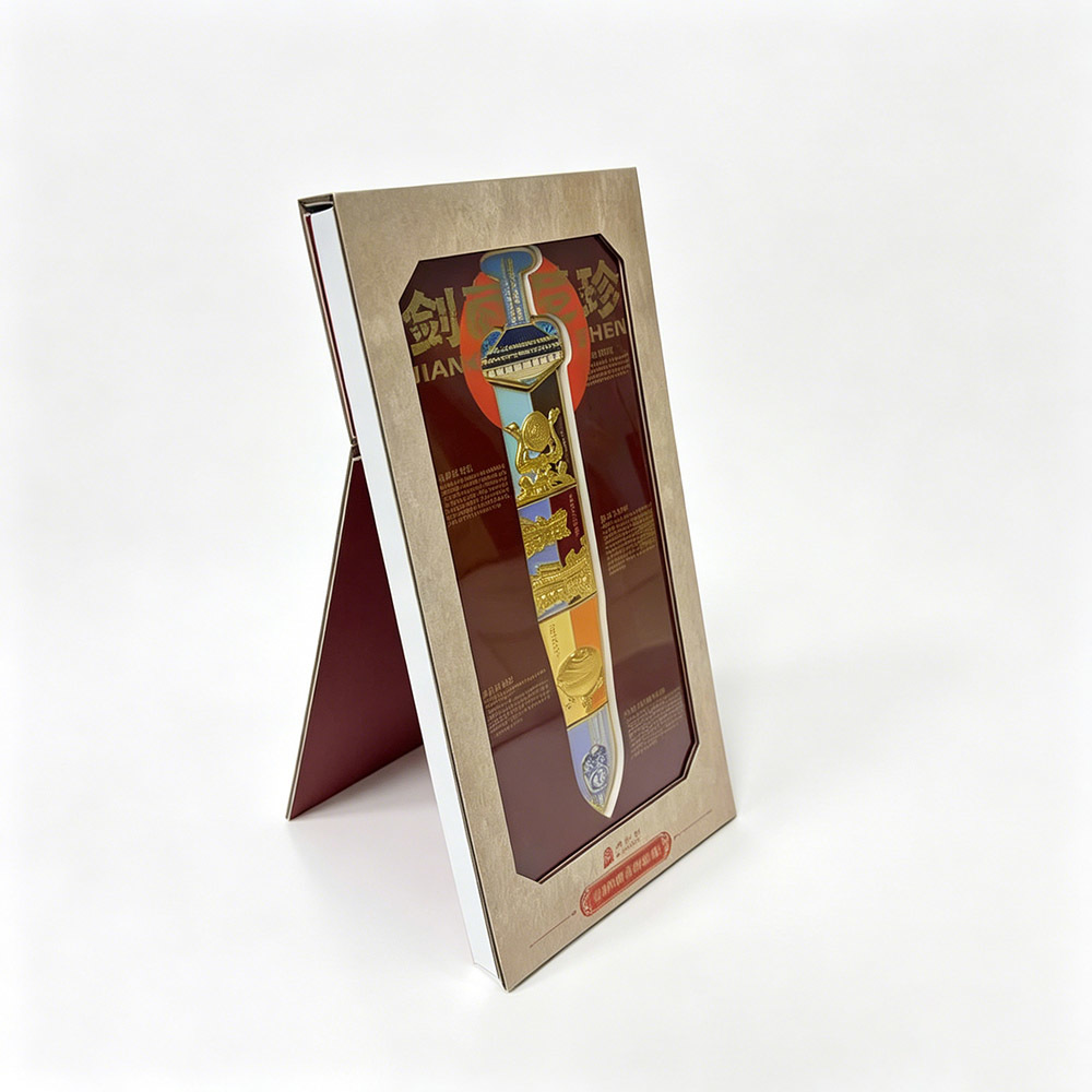 Custom Rigid PET Window Display Box Standing with Paperboard Insert