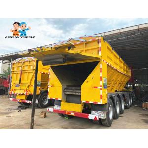3 Axles With Mechanical Suspension Intelligent Conveyor Belt Unloading Vehicle