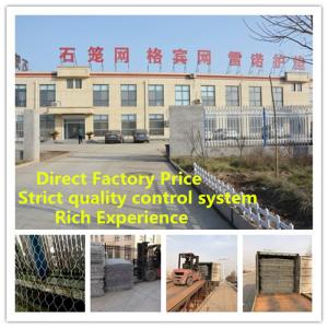 Anti Rust Woven Gabion Baskets 1x1x2m Stone Filled Rock Protection For Lake