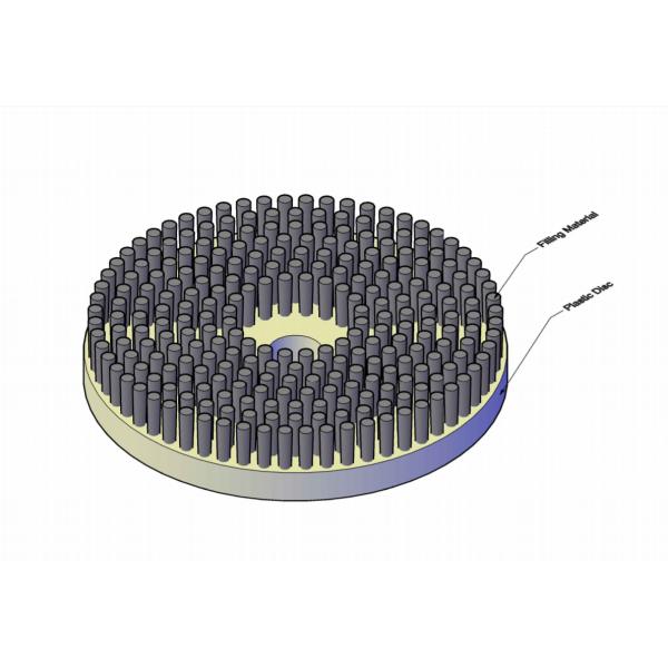 Durable Industrial Surface Working Punched Brushes ODM