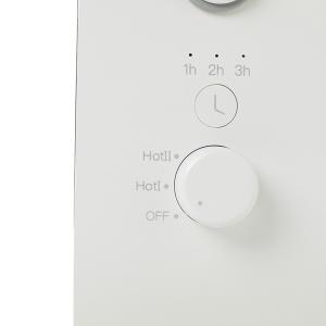 8.5m/s Portable Clothes Dryer , 1200W Timer Control Fan Space Heater