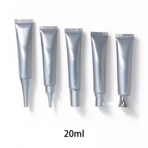 20ml/G Acrylic Lid Aluminum Lotion Tubes For Cosmetics 19mm 20g Travel