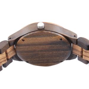 Big Dial Most Accurate Quartz Watch Environmentally Friendly With All Wooden