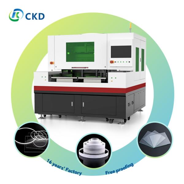 RFC02 Radio Frequency CO2 150W Semi Automatic Single Table Glass Cutter with