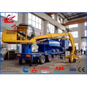 PLC Automatic Control Scrap Baler Logger , Hydraulic Baling Press Machine