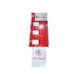 Glossy / Matte Lamination Cardboard Stand Display Custom With Metal Hooks