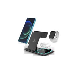 FCC Foldable Apple 3 In 1 Wireless Charging Stand