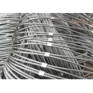 Flexibility Anti Corrosive Stainless Steel Rope Mesh For Amusement Rides And Zoo