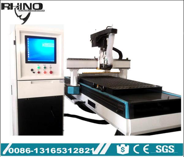 Quality Wood CNC Router Engraver , ATC CNC Router with NK260 Program Automatic Linear Tool Changer Type for sale