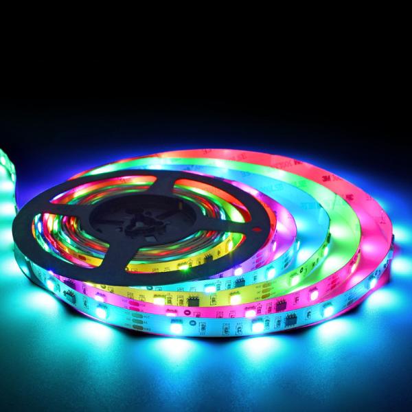 External IC RGB SMD 5050 LED Strip Light Remote Control For Bar KTV Atmosphere