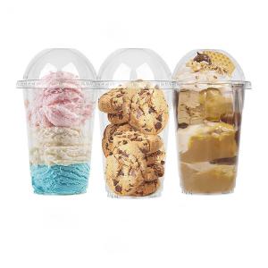 Custom PET PLA Plastic Cups With Lids Bubble Tea Beverage Espresso Disposable