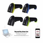 Fast Scanning Bluetooth 2d Barcode Scanner Handheld Omni Qr Code Reader