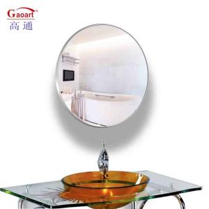 Large Glass Mirror Aluminum Metal Frame Wall Hanging with Customized Size Home