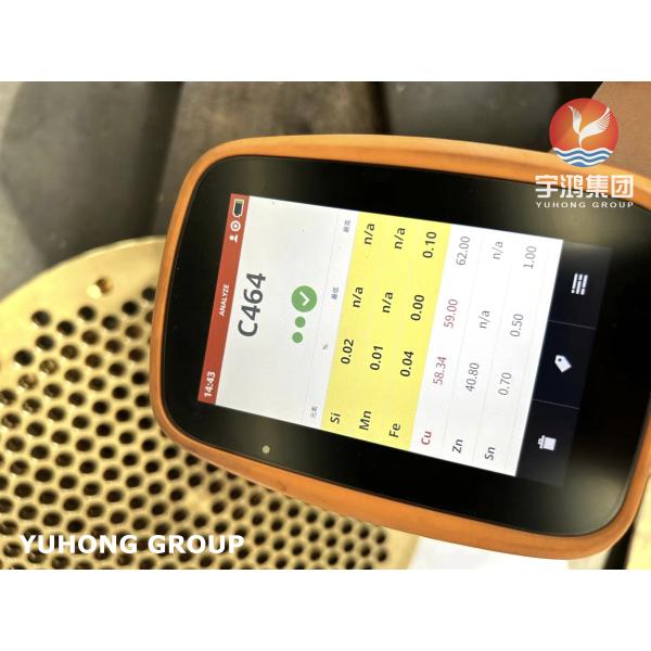 Naval Brass C46400 Tubesheet B171 Cuzn36sn1 For Marine Heat Exchanger