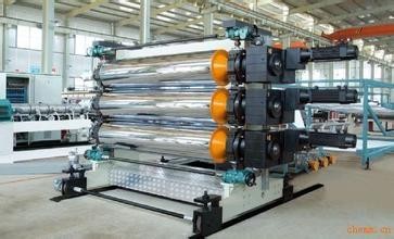 Quality PP PC Plastic Hollow Grid Sheet Plastic Board Extrusion Line With Single Sscrew Extruder for sale