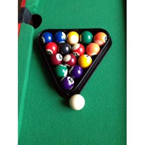 Attractive Kids Play Mini Game Table Color Graphics Design Wood Pool Table