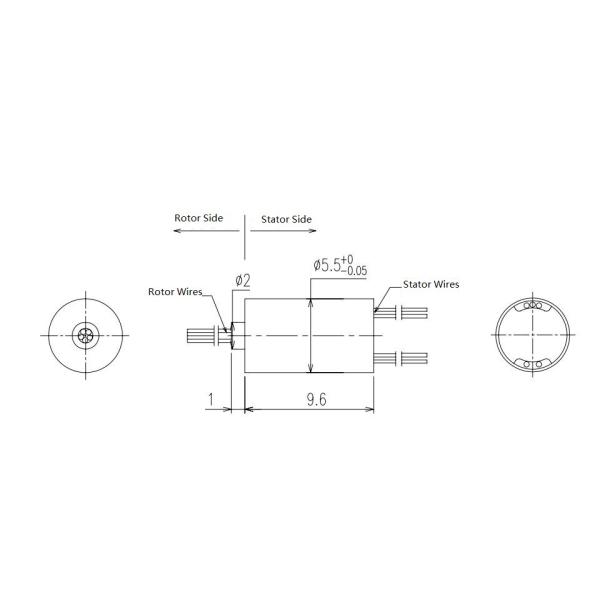5 Circuits Capsule Slip Ring LPMS-05D