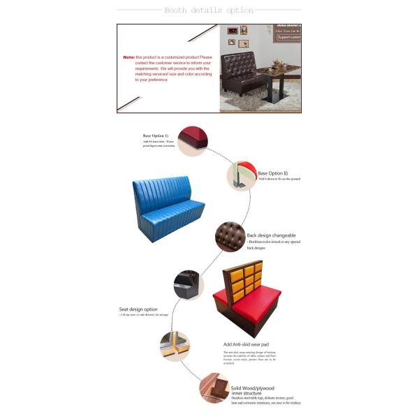 Customization Pub Table Chairs Combination Metal Leisure Drinks Table Fabric Sofa Card Seat