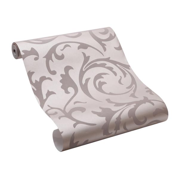 Elegant Non - woven Modern Removable Wallpaper / Leaf Pattern Wallpaper