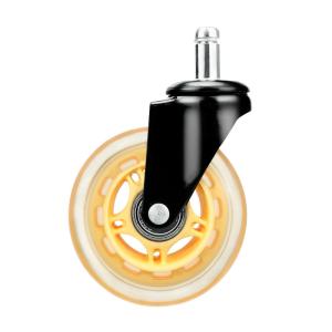 China Heavy Duty Gray Polyurethane Casters With 300 Lbs Load Capacity on sale